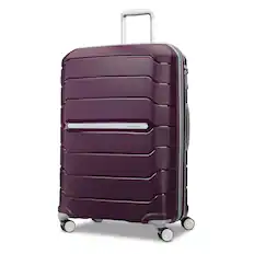 Front. Samsonite - Expandable Freeform Spinner 28" Suitcase - Amethyst Purple.