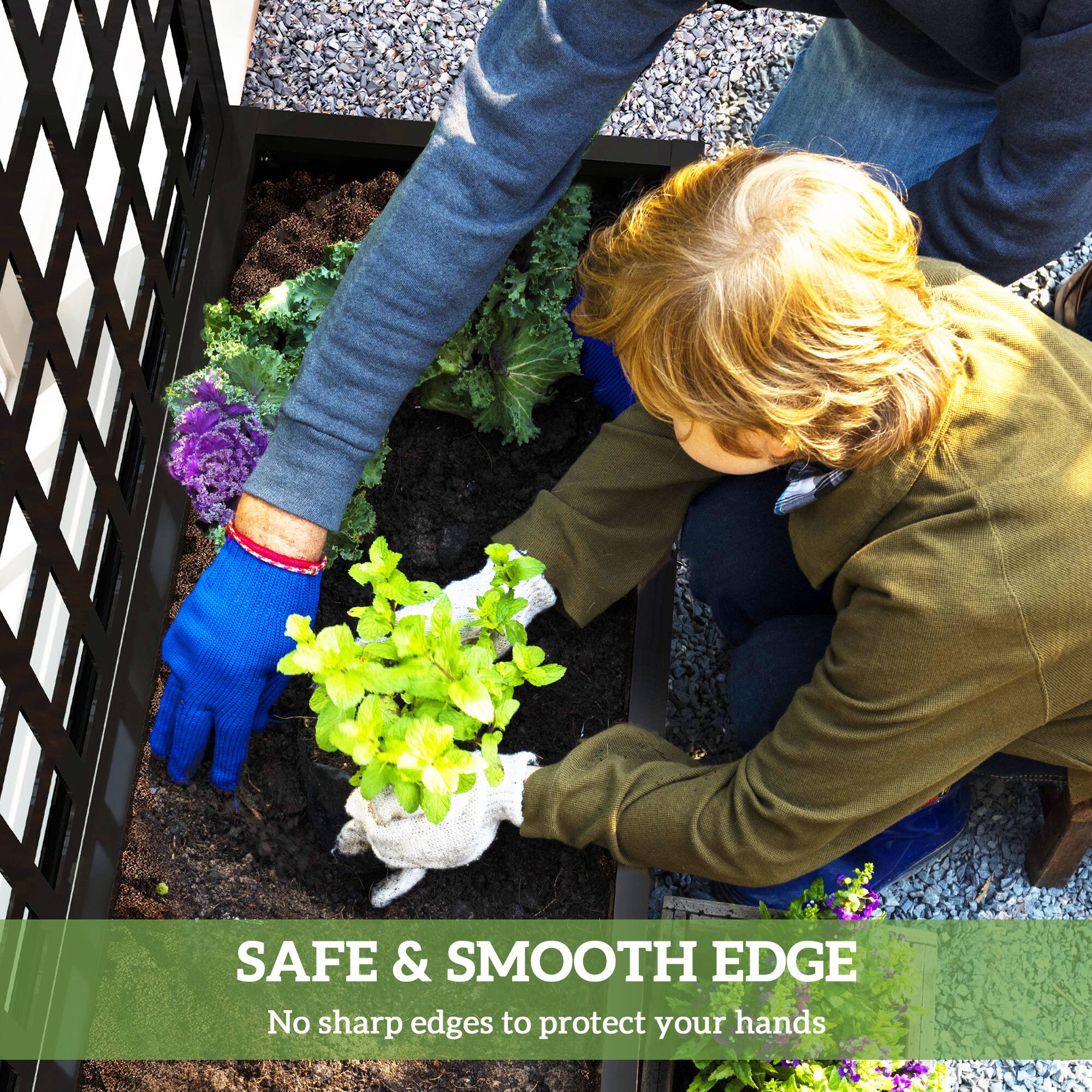 SAFE & SMOOTH EDGE  
No sharp edges to protect your hands