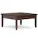 Front. Simpli Home - Artisan Square Coffee Table - Russet Brown.