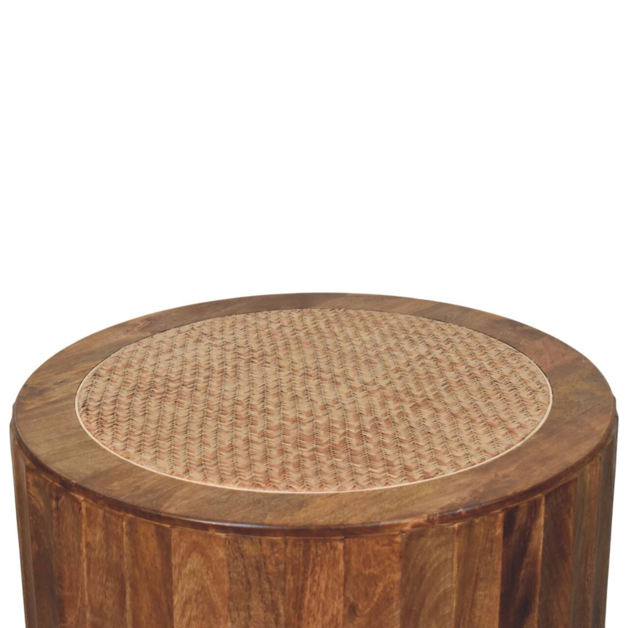 Back. Artisan Furniture - Artisan Furniture Solid Wood Rivera Rattan Coffee Table - Brown.