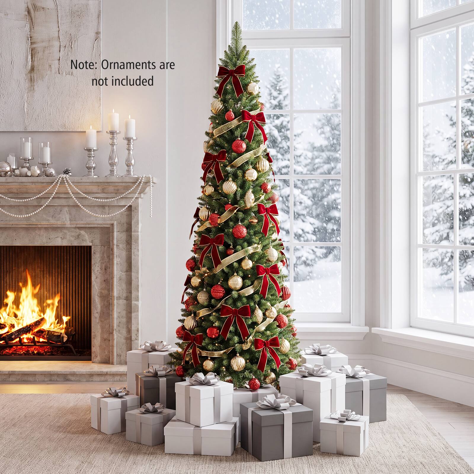 Note: Ornaments are not included
