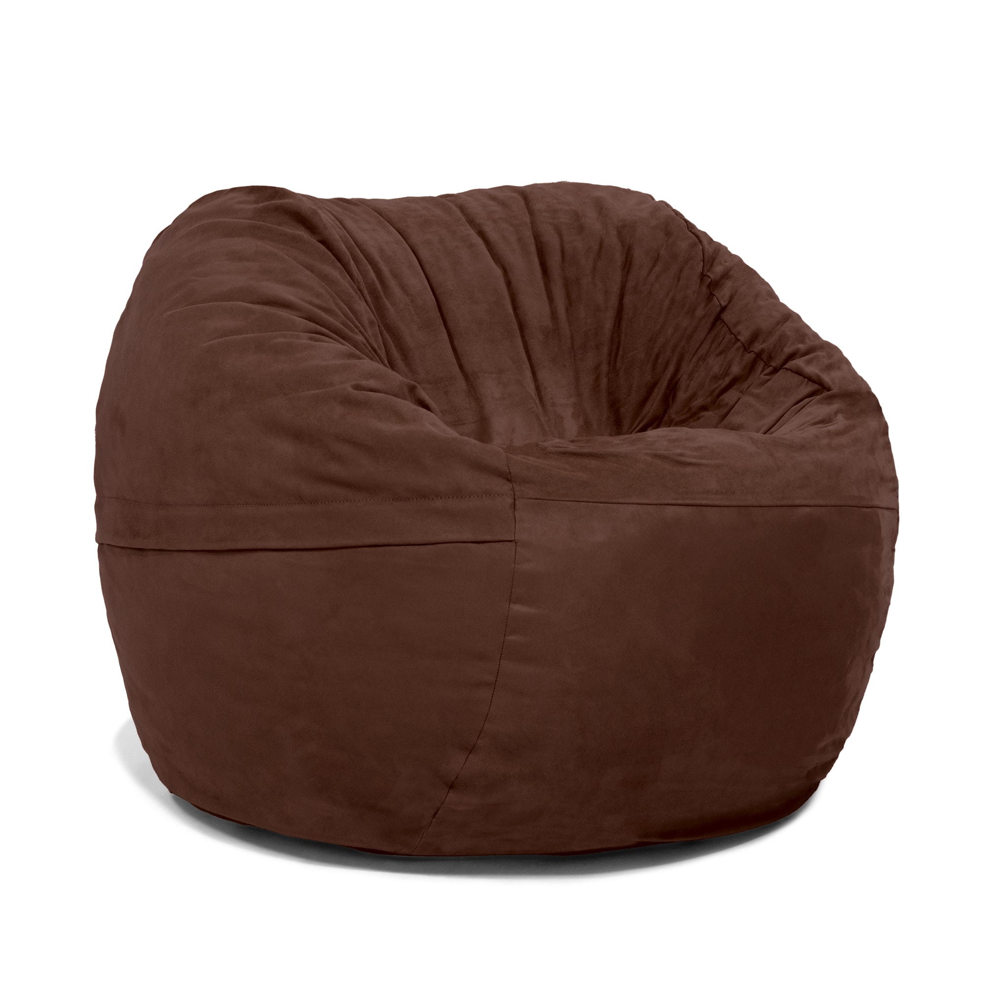 Jaxx - Saxx 3 Foot Bean Bag Chair with Removable Cover, Chocolate - Microsuede Chocolate