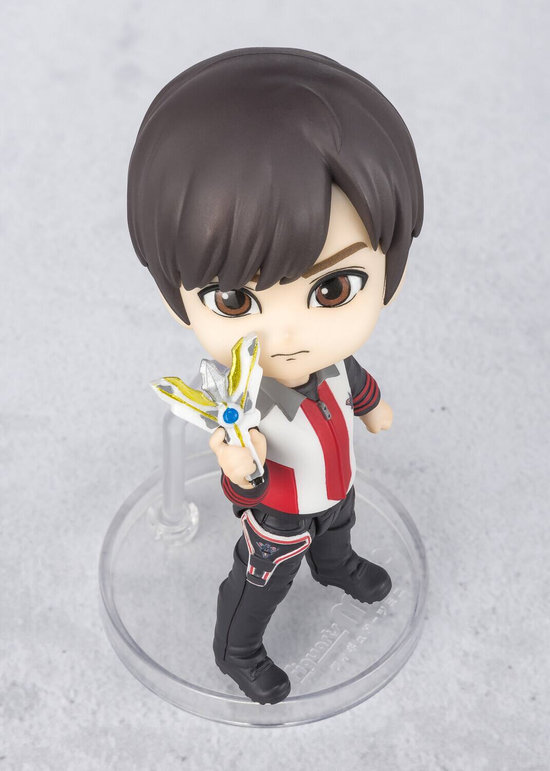 Alt View 4. Bandai - Tamashii Nations - Ultraman Trigger - Figuarts Mini - Kengo Manaka   - COLLECTIBLES - Multicolor.