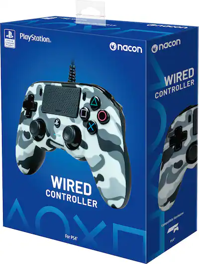 Nacon Wired Controller for Playstation 4 & Windows Arctic Camo 50 Nacon Wired Controller for Playstation 4 & Windows Arctic Camo 50