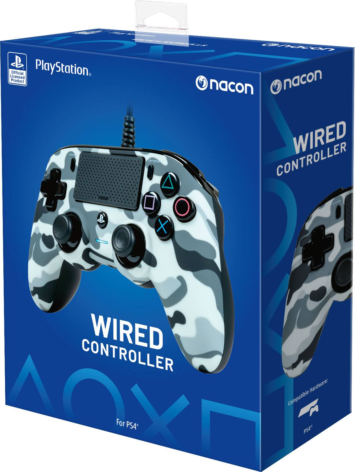 **PlayStation Official Licensed Product**

**nacon**

**WIRED CONTROLLER**

**For PS4**

**Compatible Hardware: PS4**