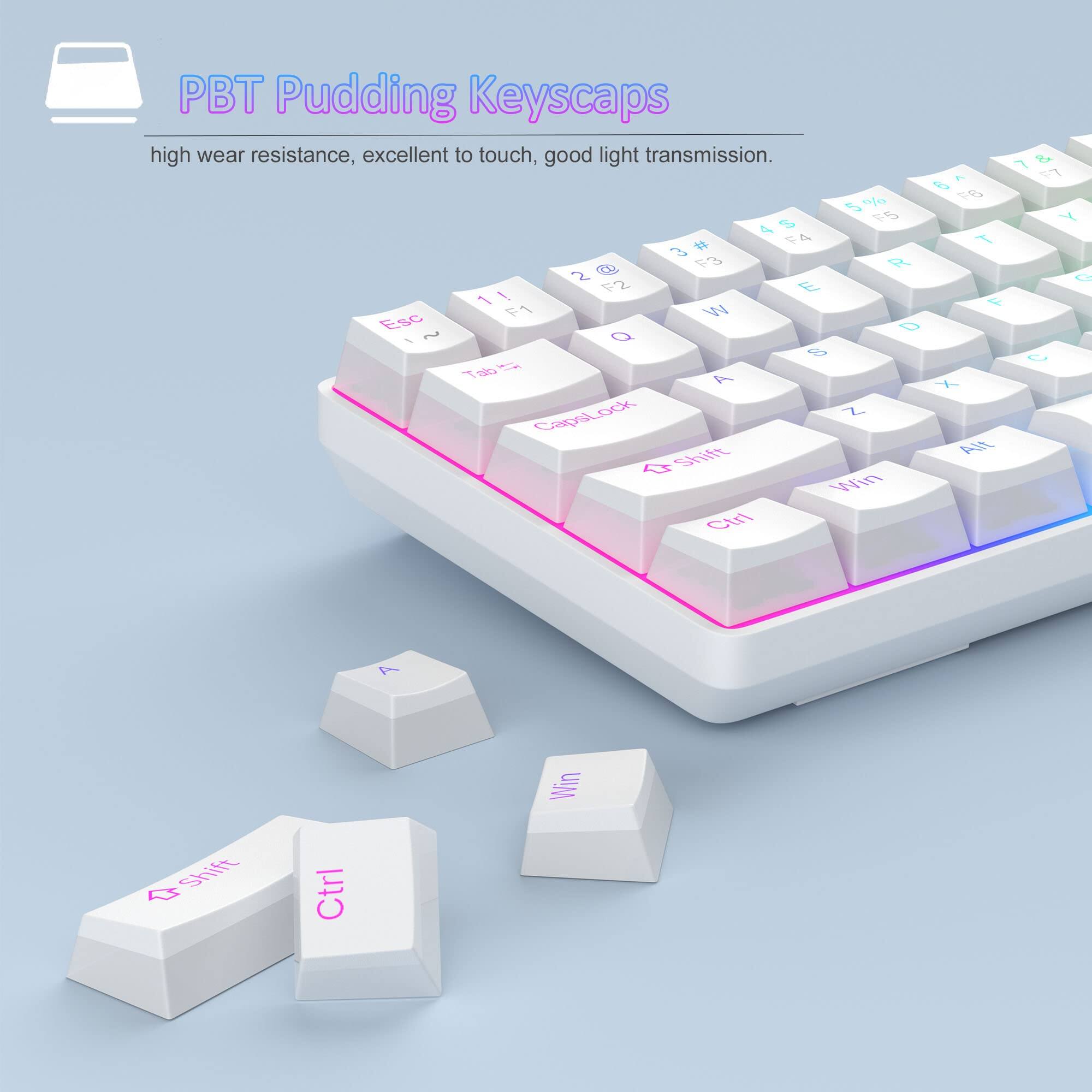 PBT Pudding Keycaps

high wear resistance, excellent to touch, good light transmission.
