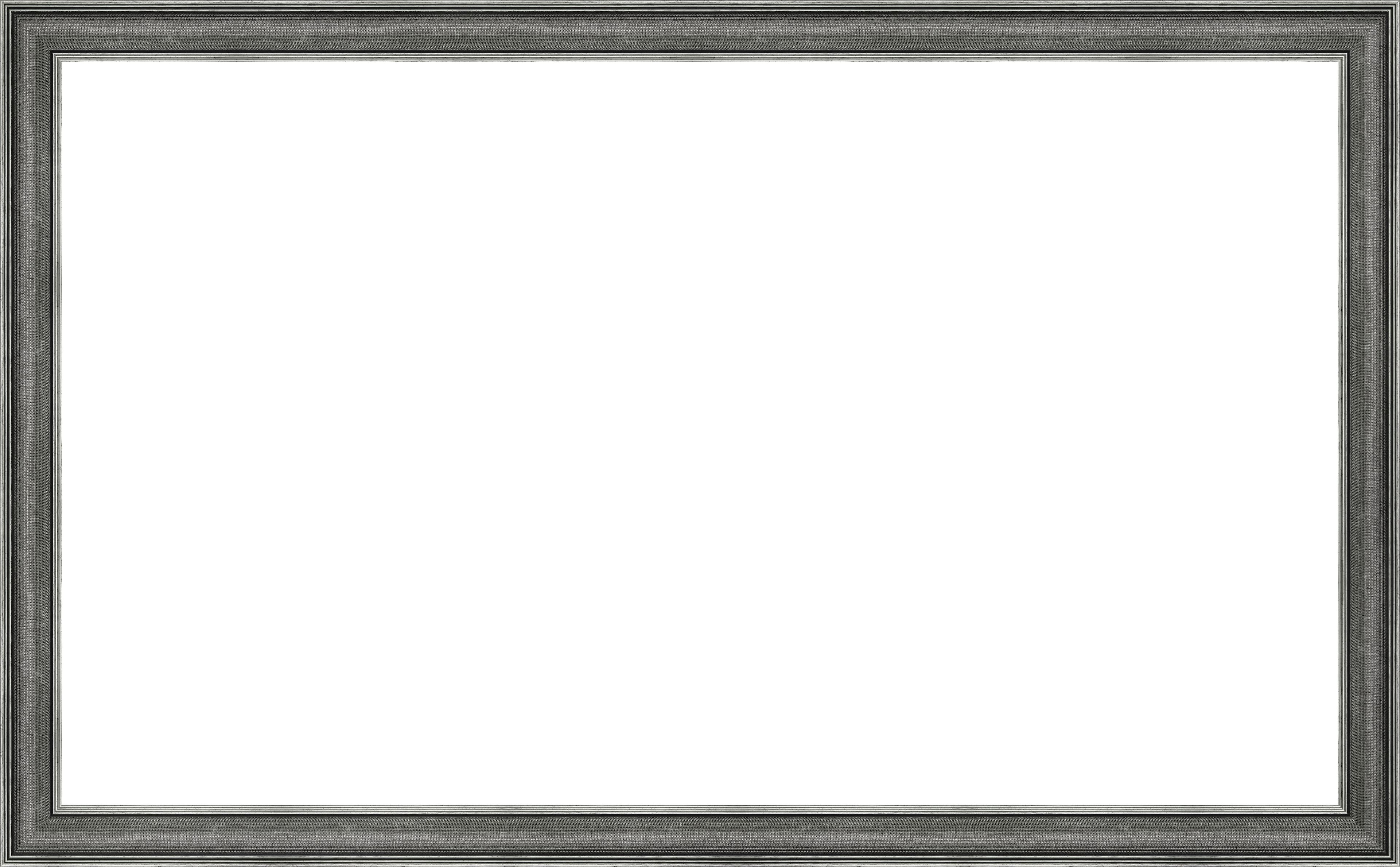 Alt View 2. Deco TV Frames - 75" Slim Bezel for Samsung The Frame and Frame Pro TV - Industrial Iron.