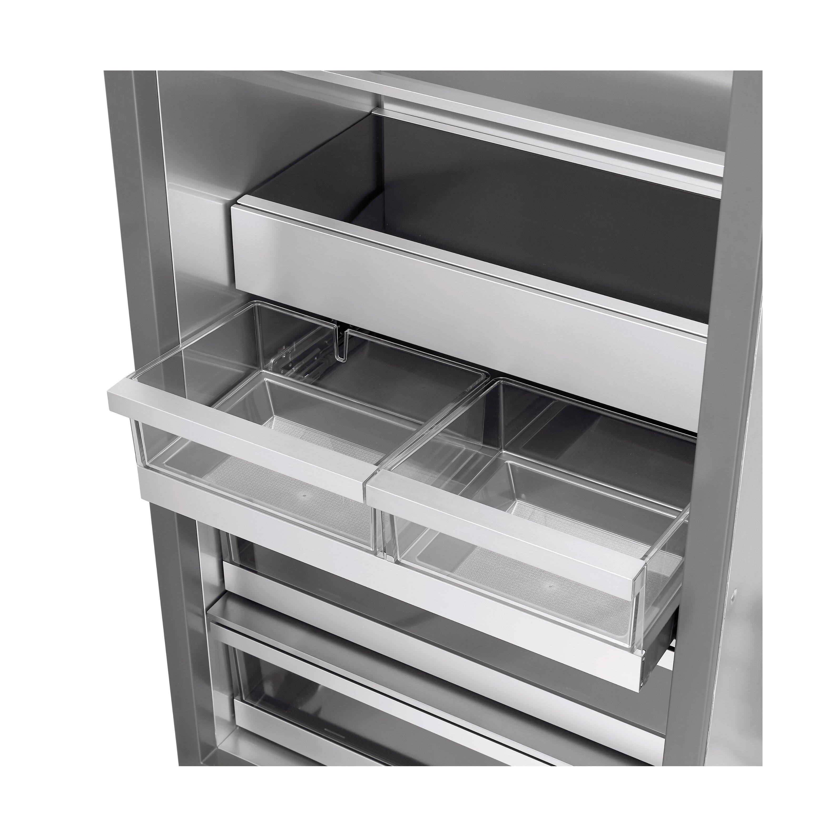 Alt View 12. SKS - 30-inch Wide 17.8 Cu. Ft. Smart Built-In Freezer Column with SKS Frostrum Ice Maker - Custom Panel Ready.