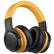 Front. MOVSSOU - MOVSSOU E7 Active Noise Cancelling Wireless Bluetooth Headphone - yellow.