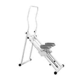 Topteng - Vertical Climber Machine for Home Gym - Full Body Workout, Low Impact, Adjustable, 300LB Capacity, LCD Display - White