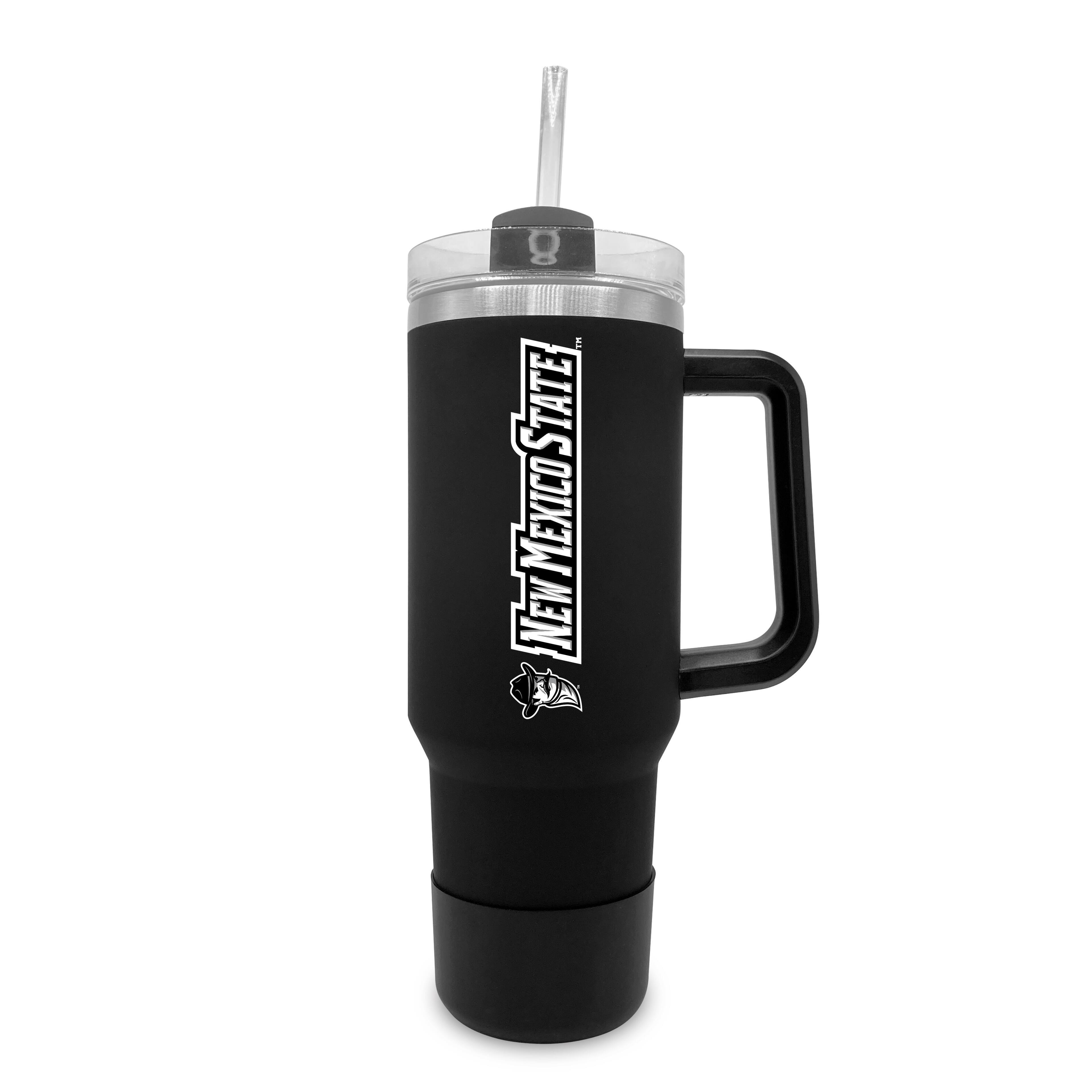 The Fanatic Group - New Mexico State Aggies 40oz. Stainless Tumbler with Handle & Removable Straw - Black price history on PriceWatchPro