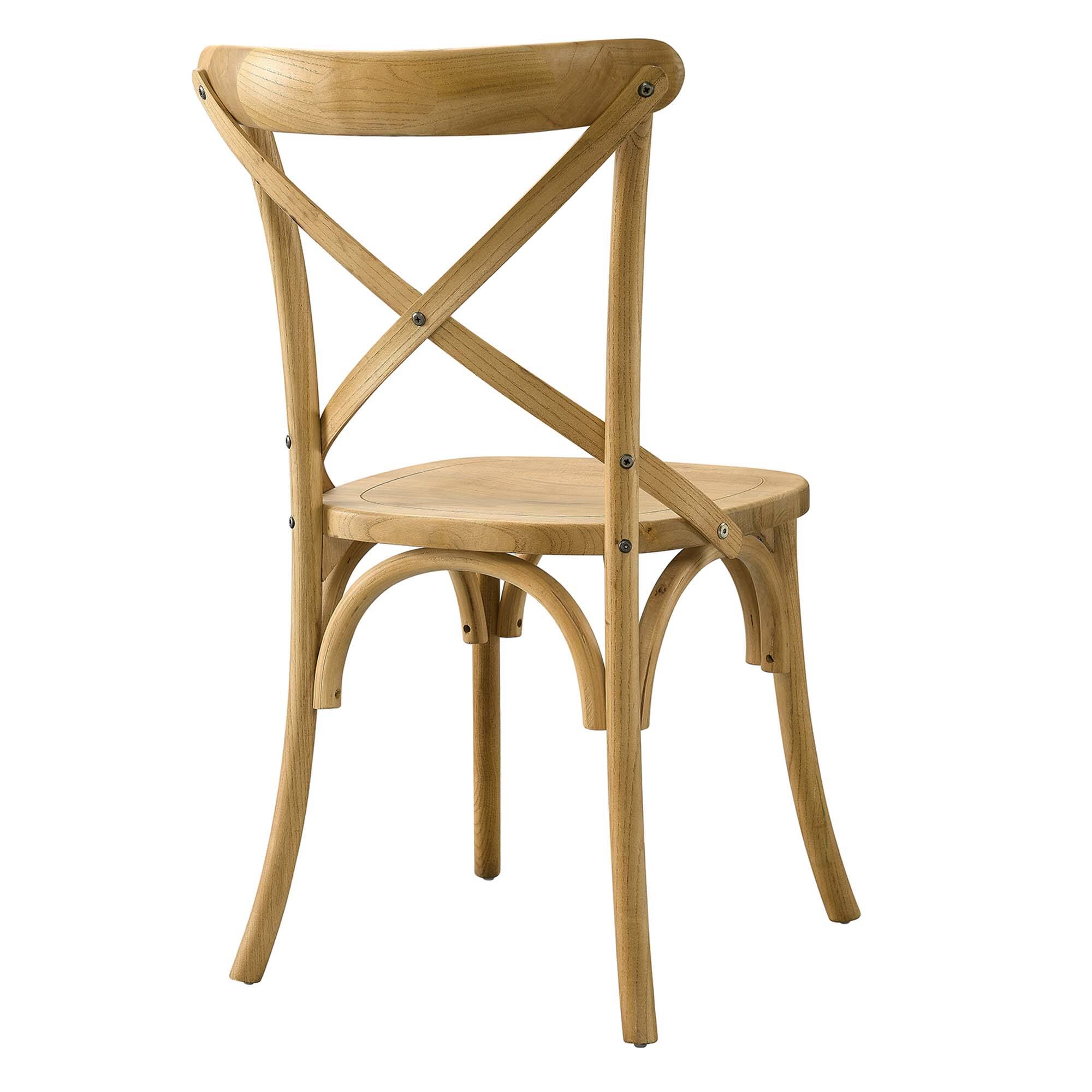 Back. Modway - Gear Dining Side Chair by Modway - Brown.