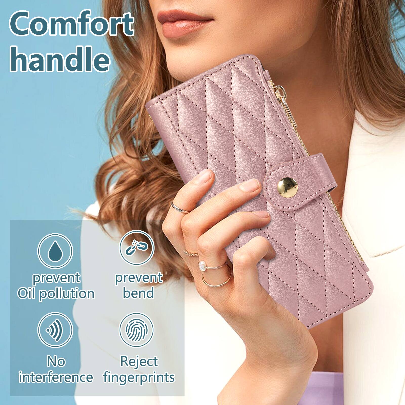 Comfort handle  
- prevent Oil pollution  
- prevent bend  
- No interference  
- Reject fingerprints