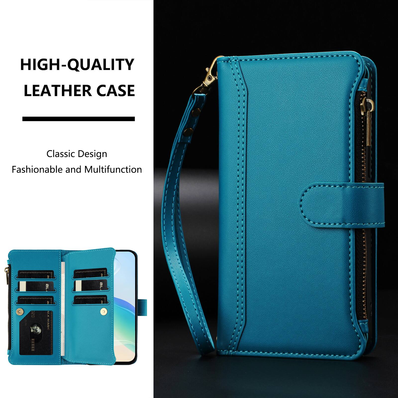 HIGH-QUALITY LEATHER CASE

Classic Design
Fashionable and Multifunction
