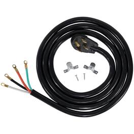 Certified Appliance Accessories - 4-Wire Eyelet 50 Amp Range Cord 10 ft