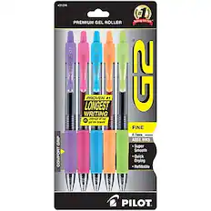 #31266 #1
PREMIUM GEL ROLLER
07 02 07 07 2 T G2 PROVEN #1
FINE 0.7mm
LONGEST WRITING average of top VS pen in brand
Super Smooth COMFORT
Quick Drying
Refillable
PILOT
COOLFOOT grip
G2
PROVEN #1
FINE
0.7mm
ASSIST INKS
Super Smooth
Quick Drying
Refillable