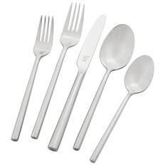 Front. ZWILLING - ZWILLING Aberdeen 45-pc 18 10 Stainless Steel Flatware Set - Stainless Steel.