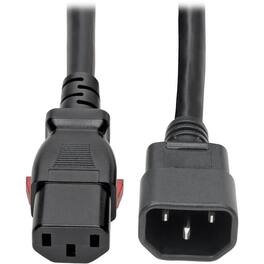 Tripp Lite - by Eaton Heavy-Duty PDU Power Cord Locking C13 to C14 - 15A 250V 14 AWG 6 ft. (1.83 m) - For Computer - Black