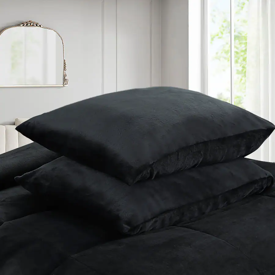 Elegant Comfort Softest Coziest Microvisone Pintuck & Pizzico Pieghe Sherpa Comforter Set Premium Down Alternative Micro-Suede 3 Pezzi Trapunta Reversibile, Pieno/Regina, Rosa Polvere Elegant Comfort Softest Coziest Microvisone Pintuck & Pizzico Pieghe Sherpa Comforter Set Premium Down Alternative Micro-Suede 3 Pezzi Trapunta Reversibile, Pieno/Regina, Rosa Polvere