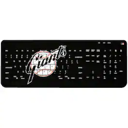 Keyscaper - San Francisco Giants 1958-1967 Cooperstown Solid Design Wireless Keyboard - Multicolor