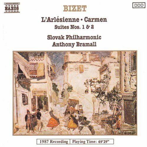 BIZET  
L'Arlésienne • Carmen  
Suites Nos. 1 & 2  

Slovak Philharmonic  
Anthony Bramall  

1987 Recording  
Playing Time: 69'29"