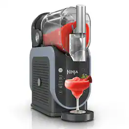 Ninja - SLUSHi 5-in-1 Professional Frozen Drink Maker, 88 oz. Frozen Drink & Slushie Machine, 5 Preset Programs - Artic Blue & Gray