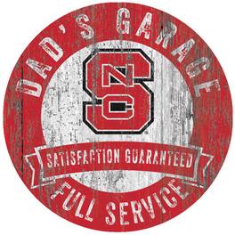 Fan Creations - NC State Wolfpack 12" x 12" Dad's Garage Sign - Multicolor