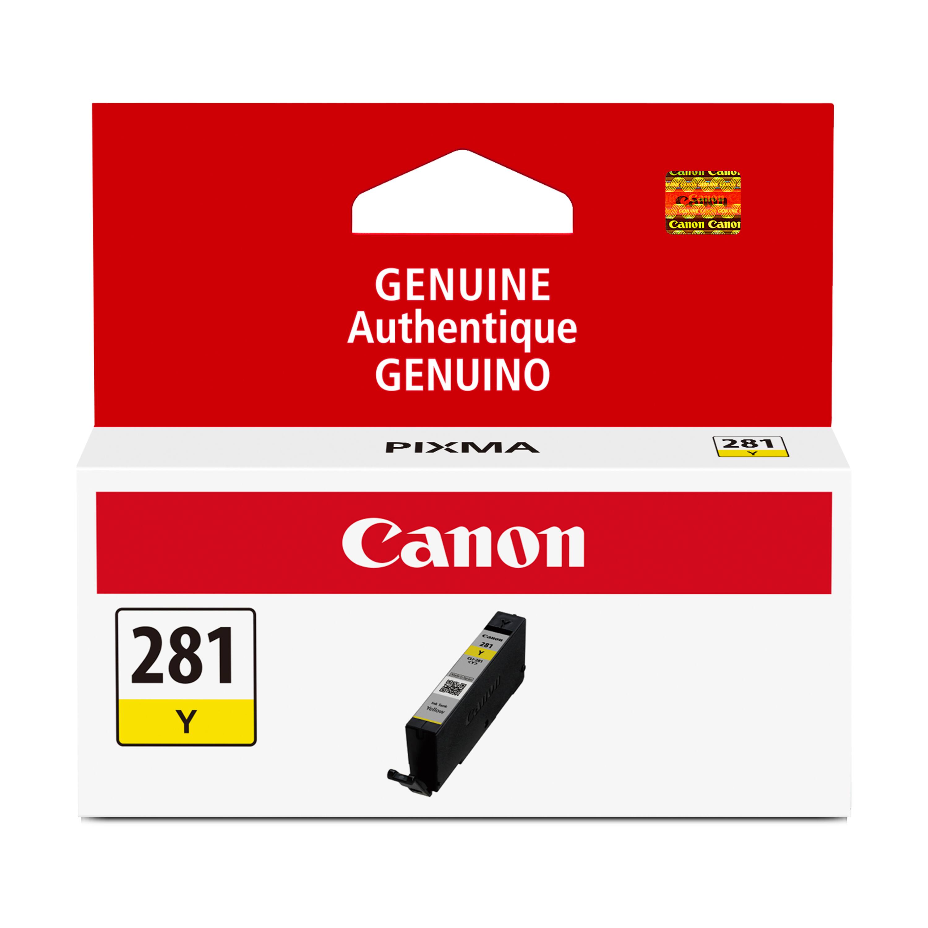 Canon PIXMA 281 Y  
Genuine Authentique Genuino  
Canon 281 Y 28T