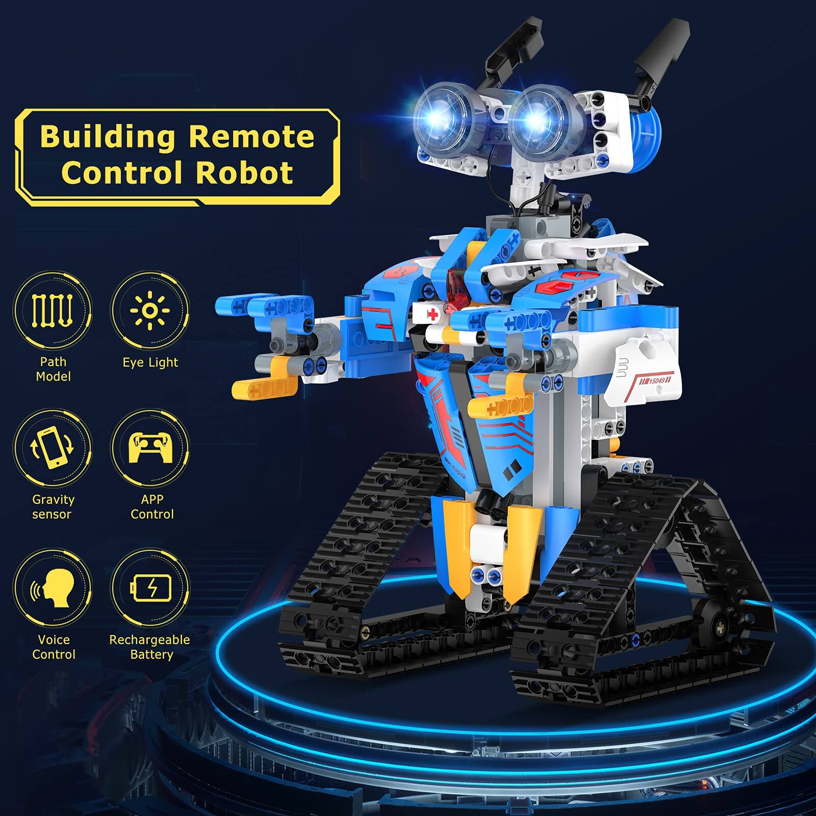 Building Remote Control Robot

- Path Model
- Eye Light
- Gravity sensor
- APP Control
- Voice Control
- Rechargeable Battery