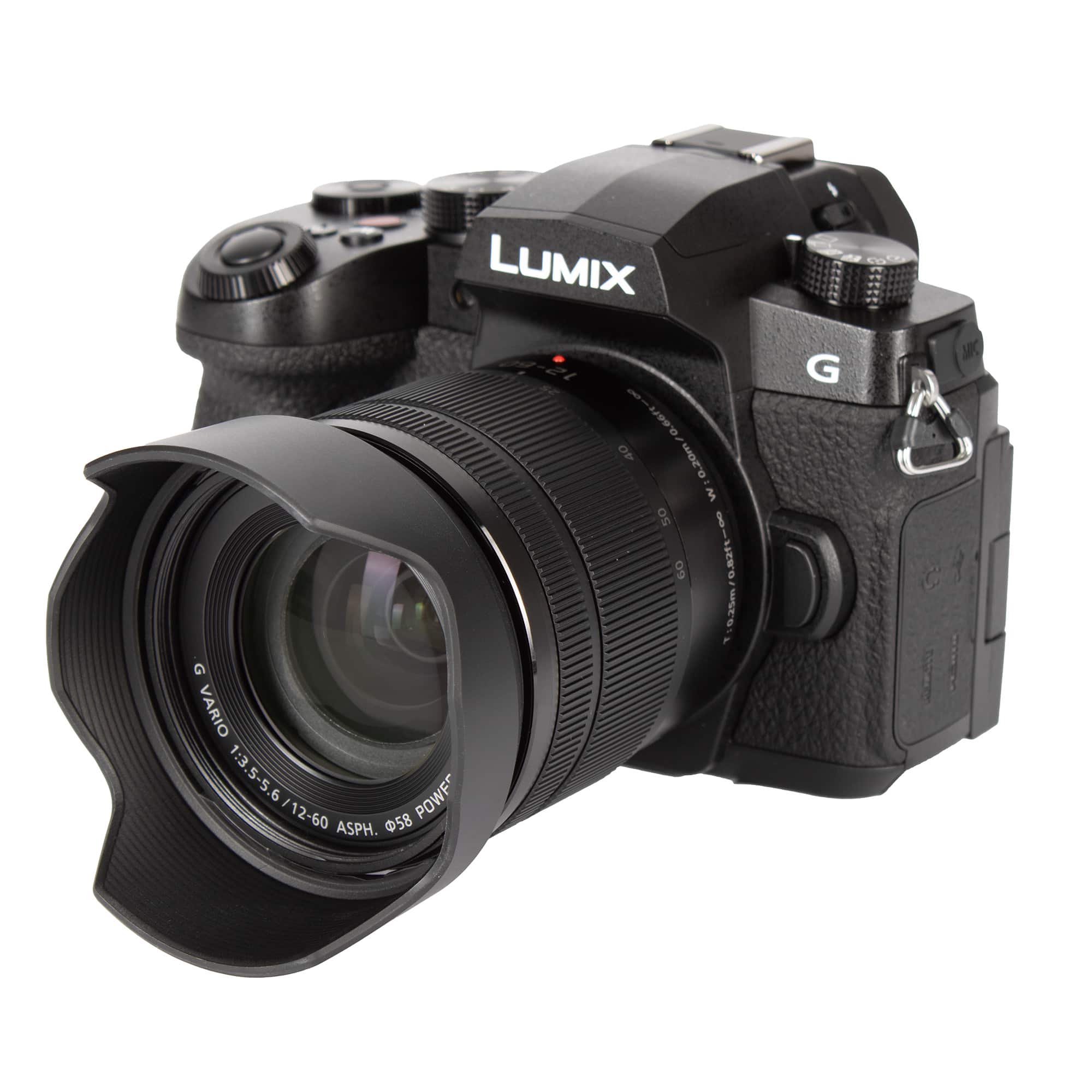 Panasonic - LUMIX G97 Compact Hybrid Micro Four Thirds Mirrorless Camera with LUMIX G Vario 12-60mm (International Model)