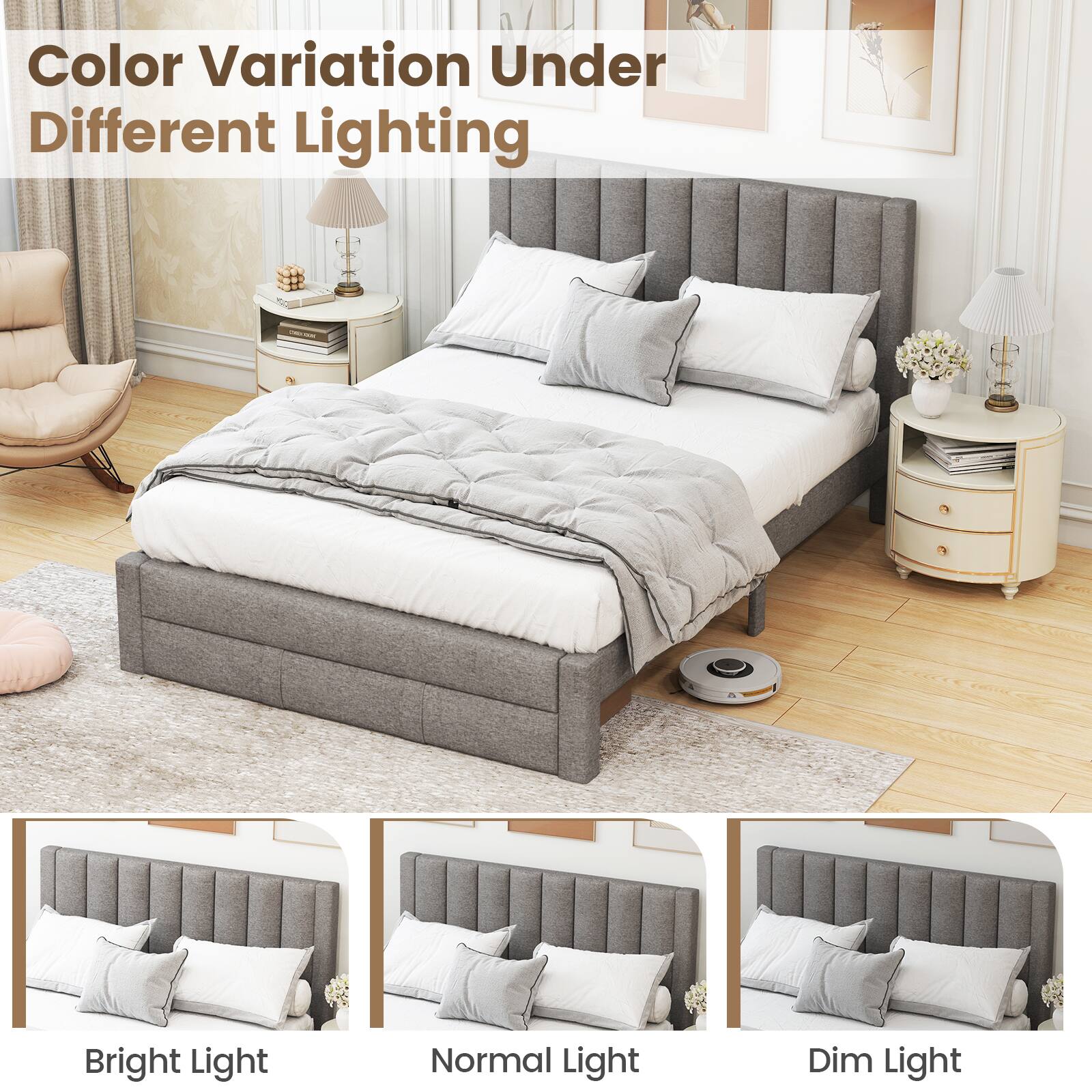 Color Variation Under Different Lighting

Bright Light

Normal Light

Dim Light
