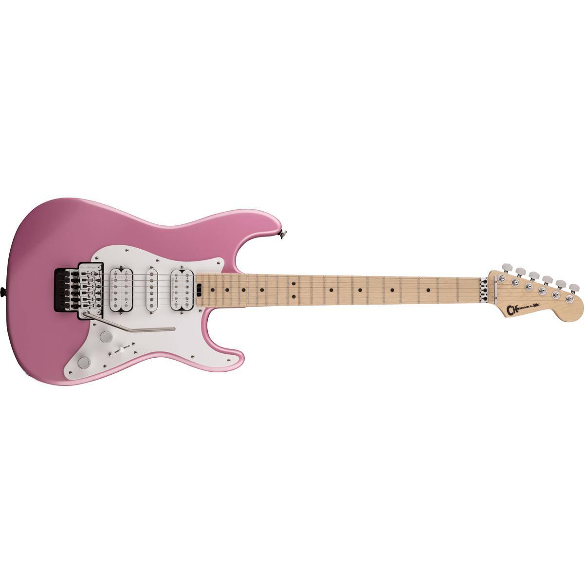 Alt View 1. Charvel - Charvel Pro-Mod So-Cal Style 1 HSH FR M Electric Guitar, Platinum Pink.