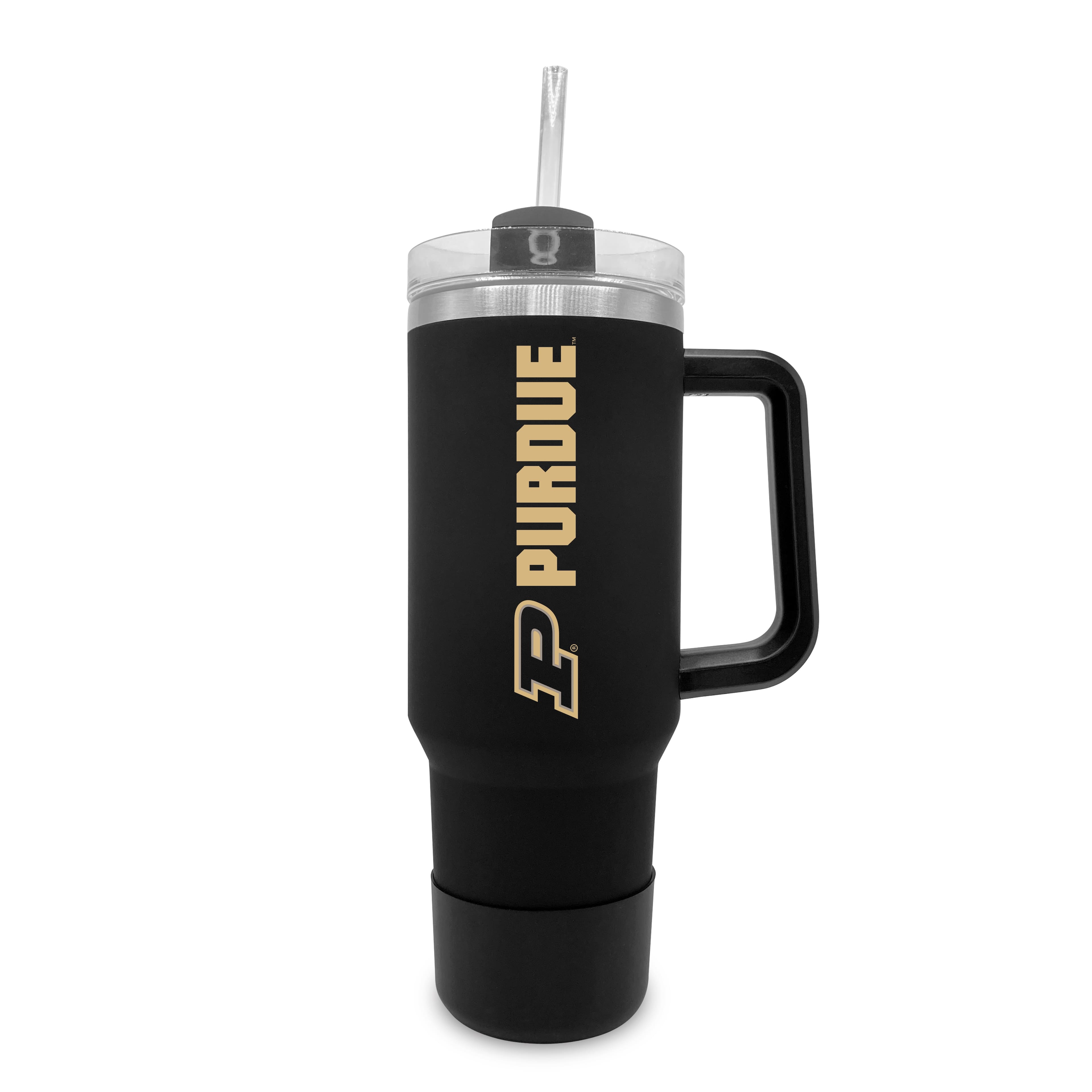 The Fanatic Group - Purdue Boilermakers 40oz. Stainless Tumbler with Handle & Removable Straw - Black price history on PriceWatchPro