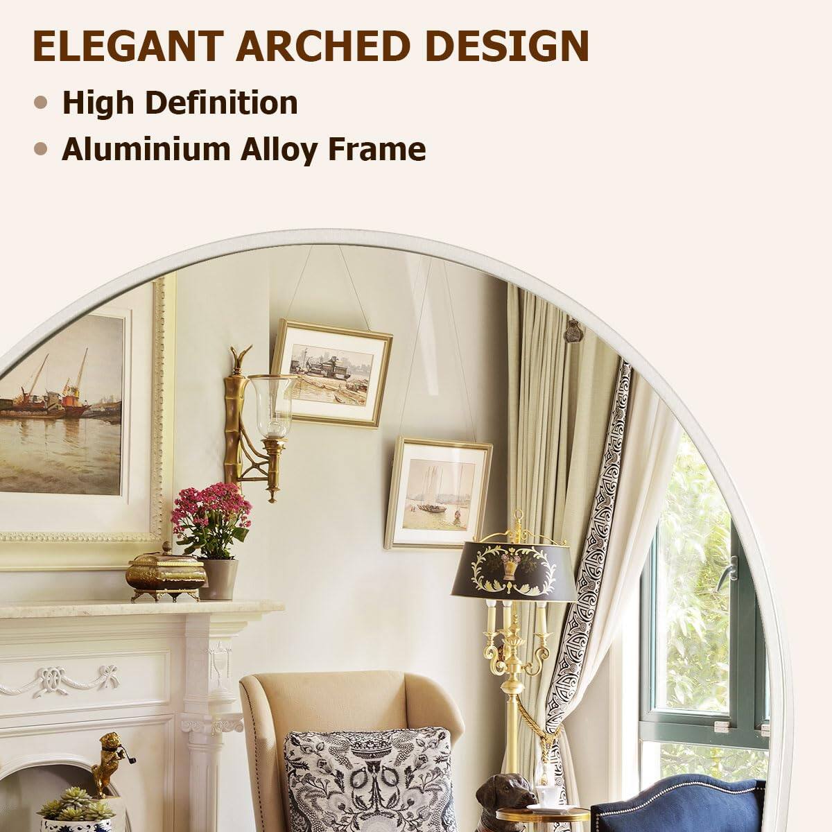 ELEGANT ARCHED DESIGN

- High Definition
- Aluminium Alloy Frame