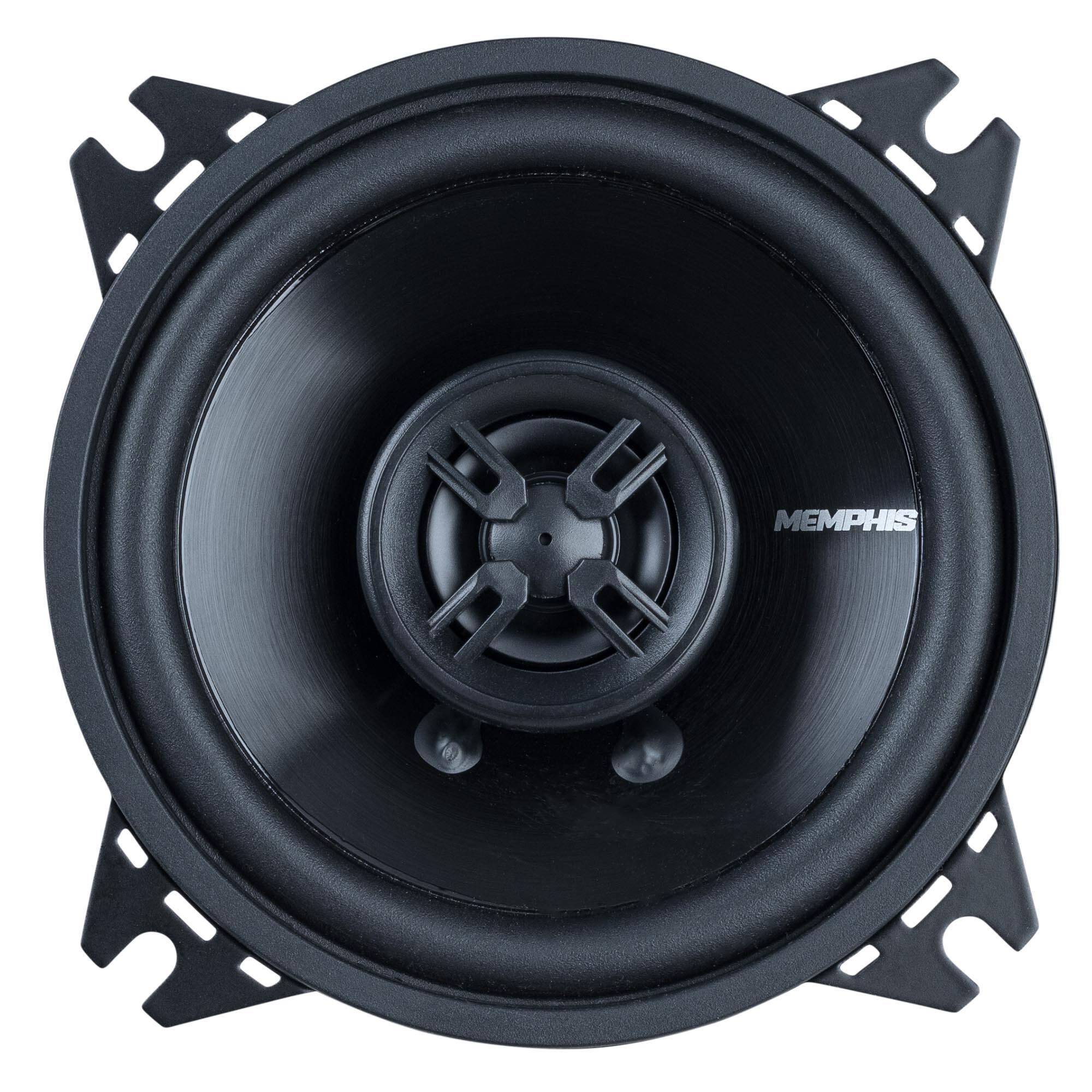 Alt View 1. Memphis Car Audio - Memphis Audio SRX42V Street Reference Series 4" 2-Way Coaxial Speakers - Pair - Black/Gray.