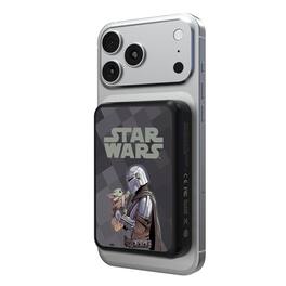 Keyscaper - Star Wars: The Mandalorian Color Block Wireless Mag Power Bank - Grogu and Din Djarin