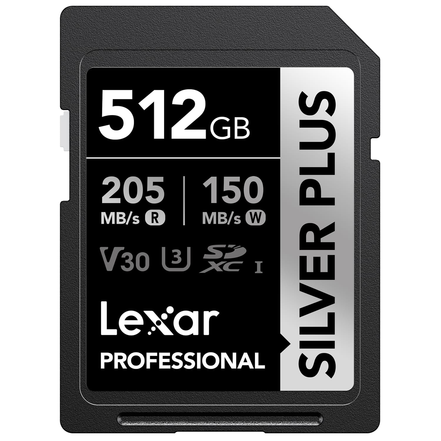 Lexar - Professional SILVER PLUS SDXC™ UHS-I Card (512 GB)