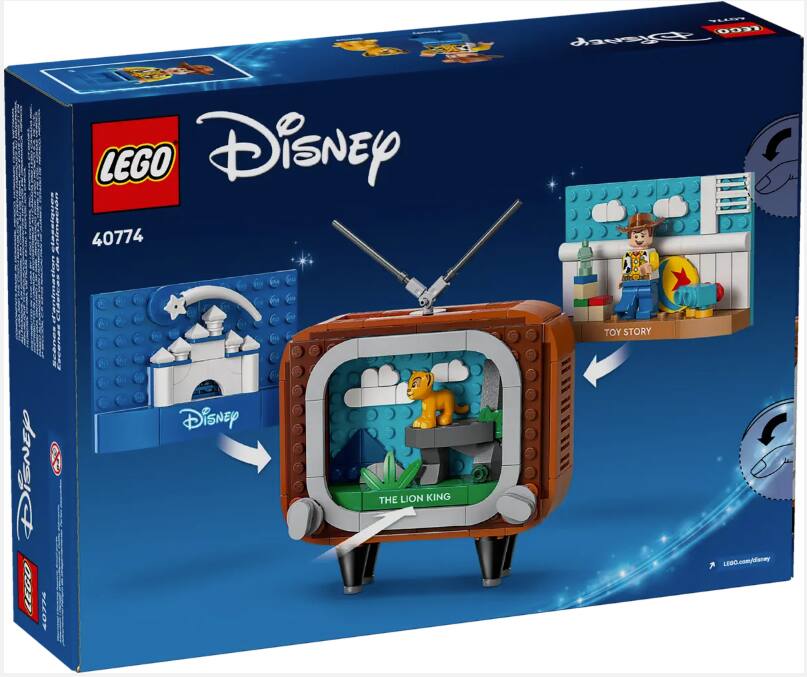 LEGO Disney 40774  
TOY STORY  
THE LION KING  
LEGO.com/disney