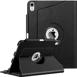 Kitcheniva - Smart Rotating Case For iPad A16 11th 2025 And iPad 10th 2022 Stand Cover - Black