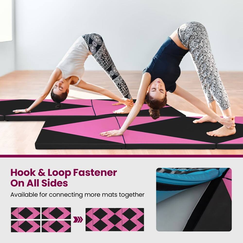 Hook & Loop Fastener On All Sides  
Available for connecting more mats together