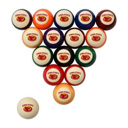 Imperial - Iowa State Cyclones Retro Billiard Ball Set - Multicolor