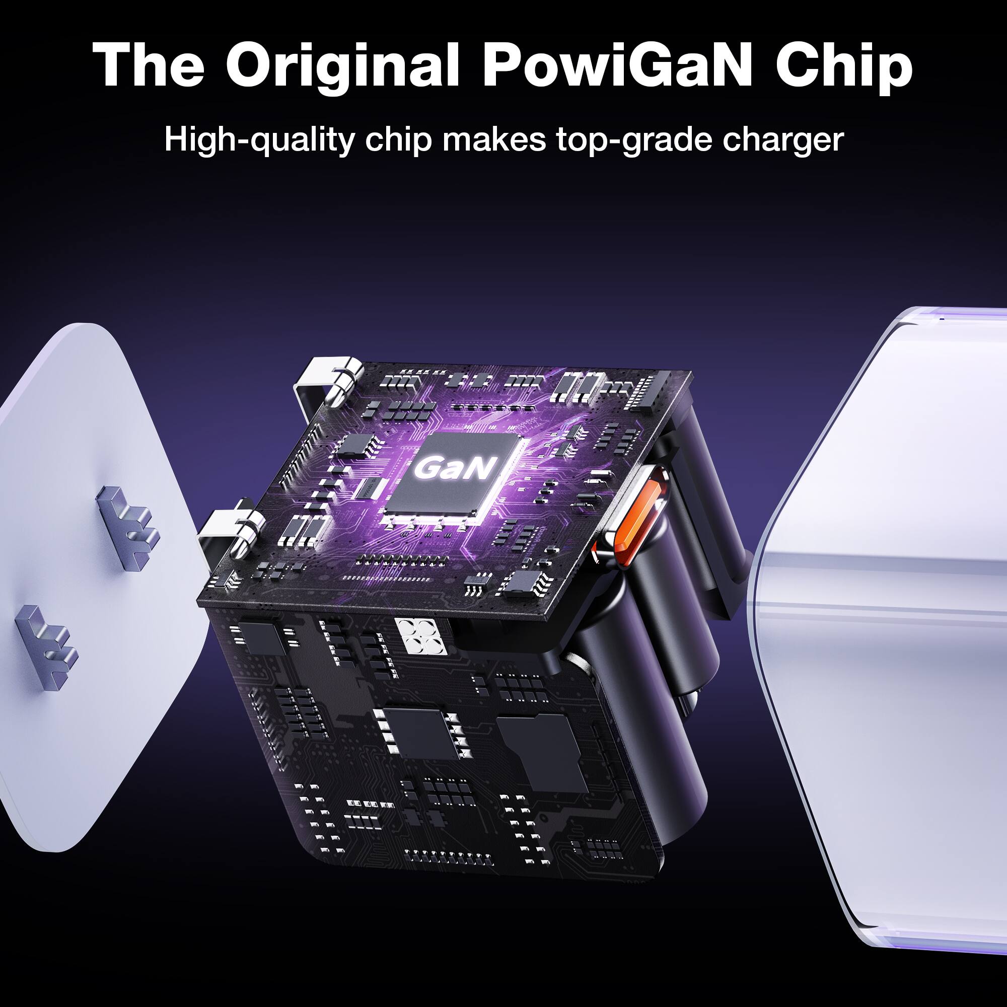 The Original PowiGaN Chip: High-quality chip makes top-grade charger.