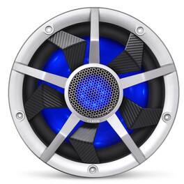 Clarion - CM2513WL 10" Marine Subwoofer 250W RMS, Dual 2Ω Coils, RGB, Grilles - Black/Gray