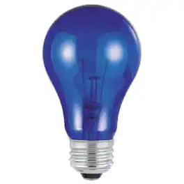 Westinghouse - 25 W A19 A-Line Incandescent Bulb E26 (Medium) Blue 1 pk