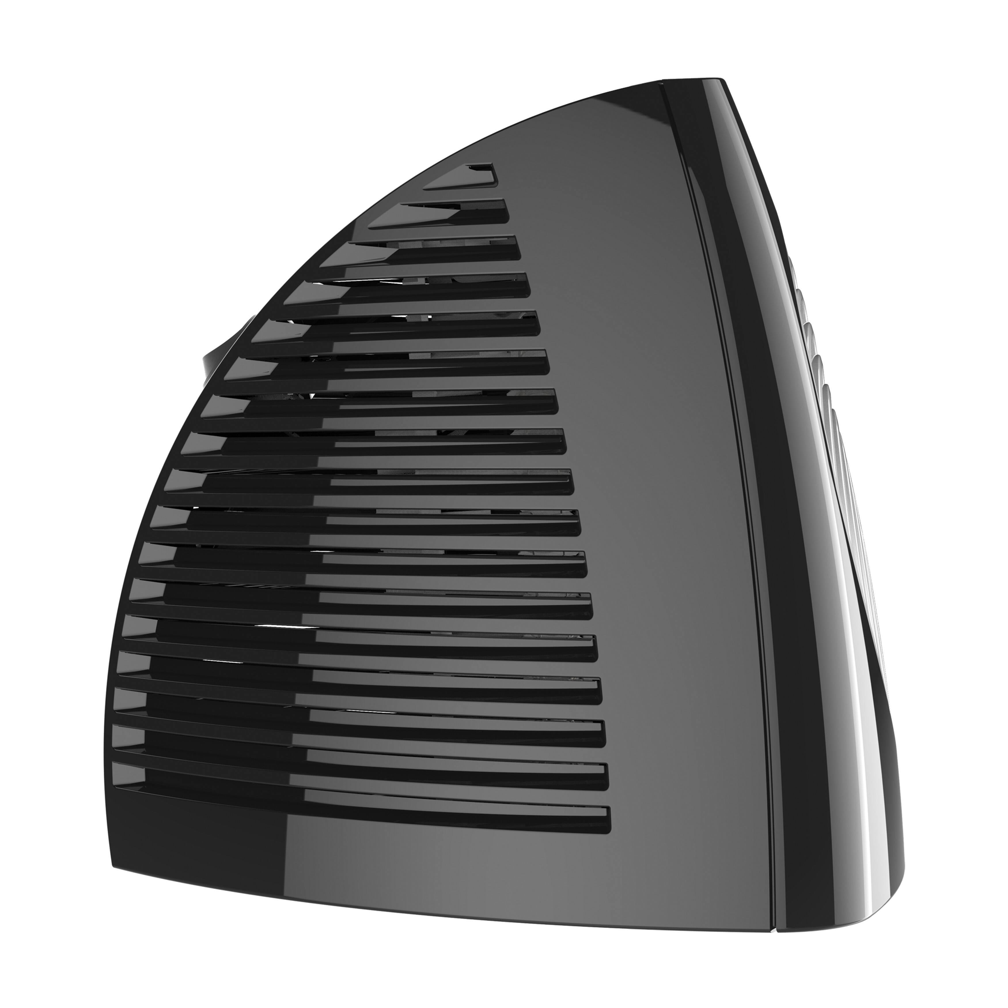 Angle. Vornado - VH202 750 Watt Black Indoor Electric Space Heater with Compact Size for Small Spaces - Black.