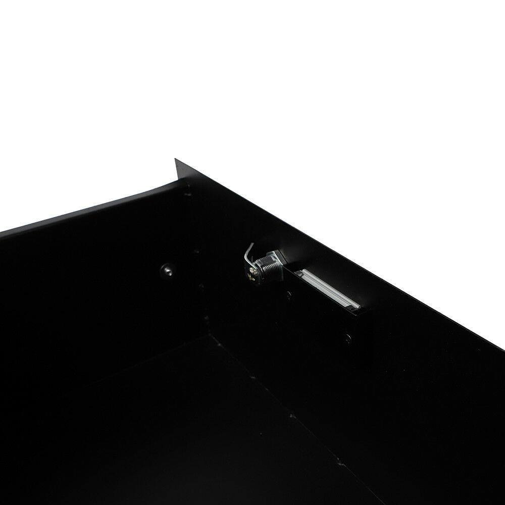 Alt View 5. Winado - 3U Rack Mount DJ Locking Lockable Deep Drawer, 19 Inch Server Cabinet Case with Key - Black.