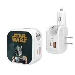 Keyscaper - Star Wars: The Empire Strikes Back Color Block 2 in 1 USB Charger - Boba Fett