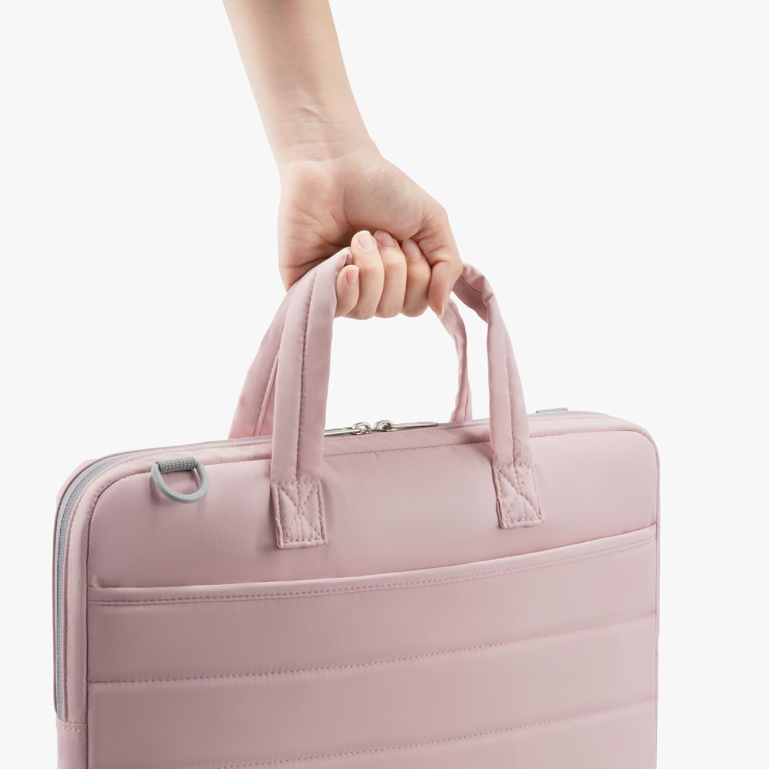 Angle. LUGGEX - LUGGEX Messenger bag with Shoulder Strap, Compatible with 13/14 Inch laptops - LTX02 - Pink.