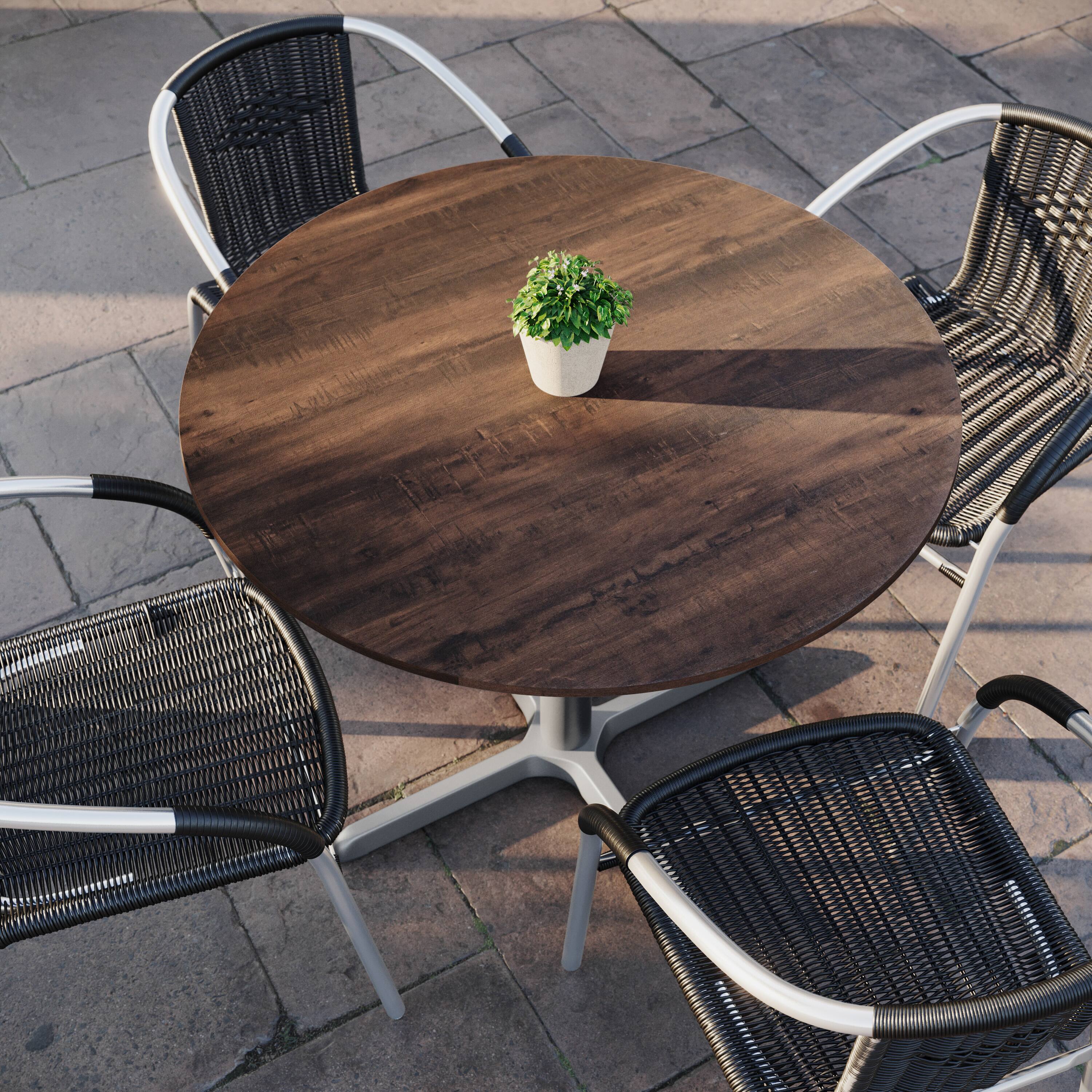 Emma + Oliver PureShield HPL Wrapped Tabletop, Seamless Edge, Scratch ...