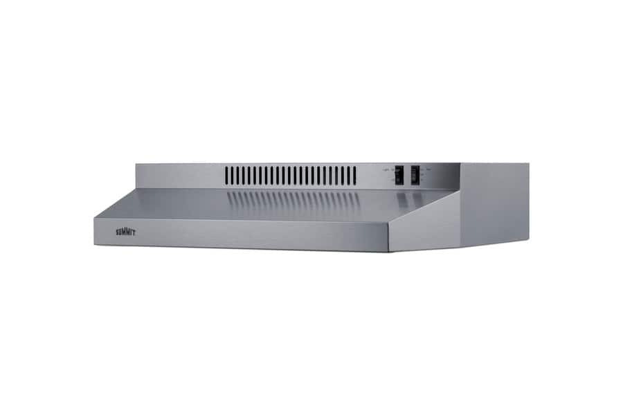 Summit Appliance - 24 inches - Convertible - Under cabinet Range Hood - Silver